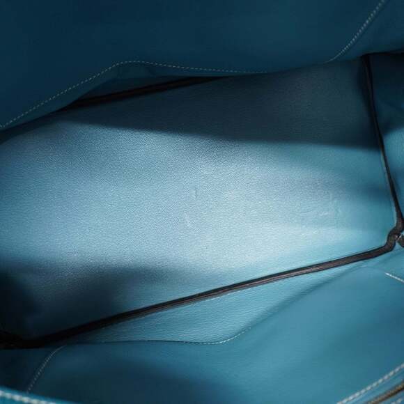 Hermes Hermès Birkin 35 Togo Blue Jean Handbag for Women, Stamped with M - Picture 11 of 13